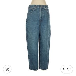Madewell Women's Classic Blue Balloon Leg Jeans